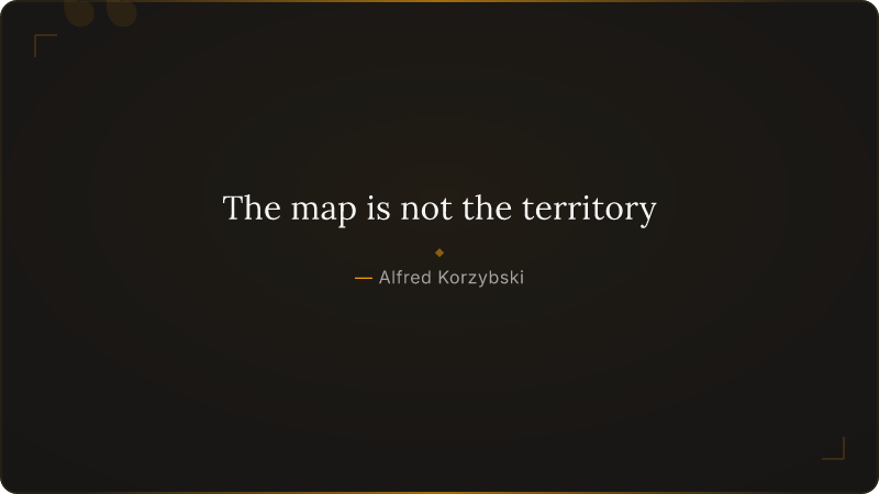 The map is not the territory