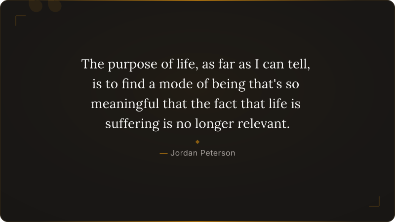 The purpose of life, as far as I can tell, is to find a mode of being that's so 